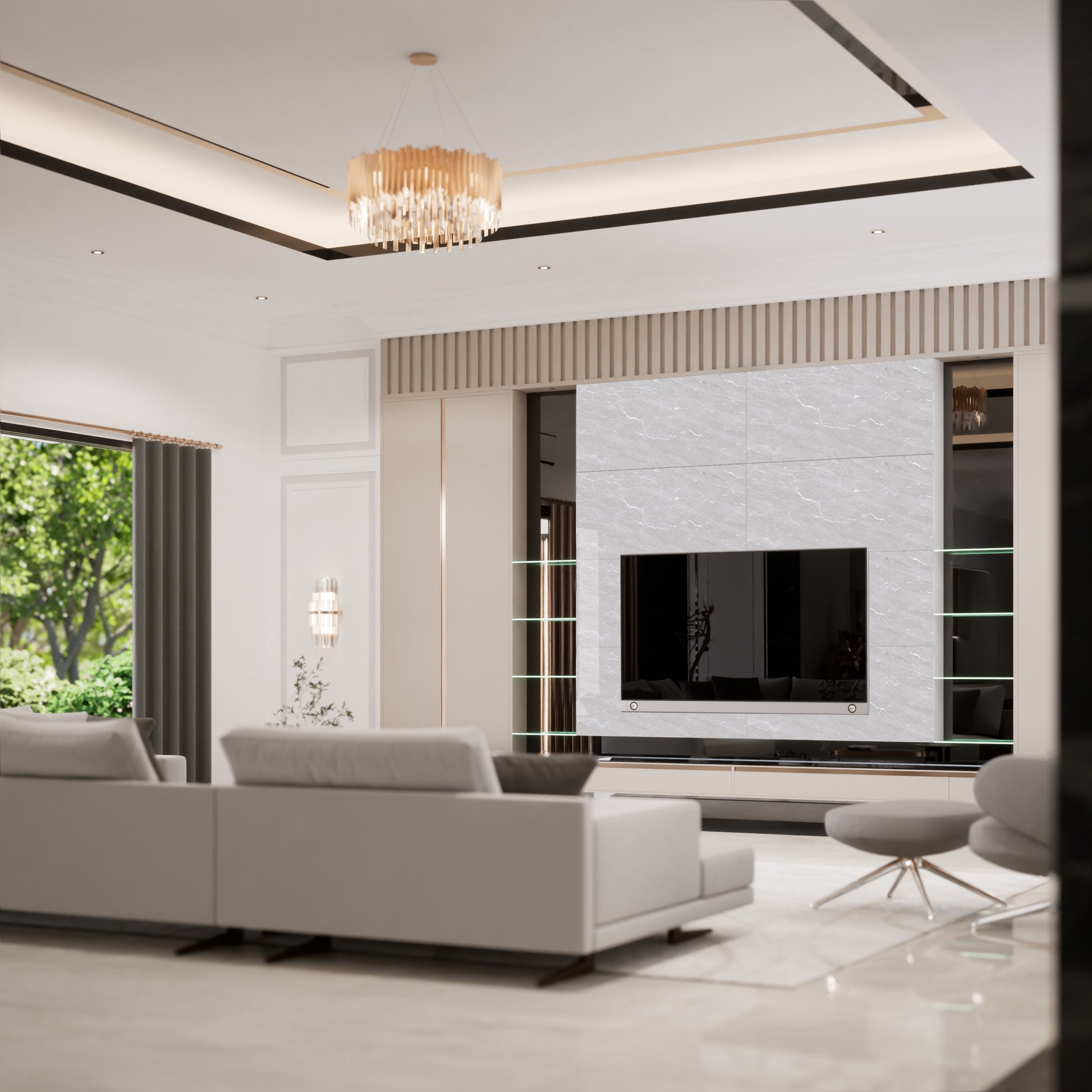 PARED ARMONIA GREY P8017 40X80