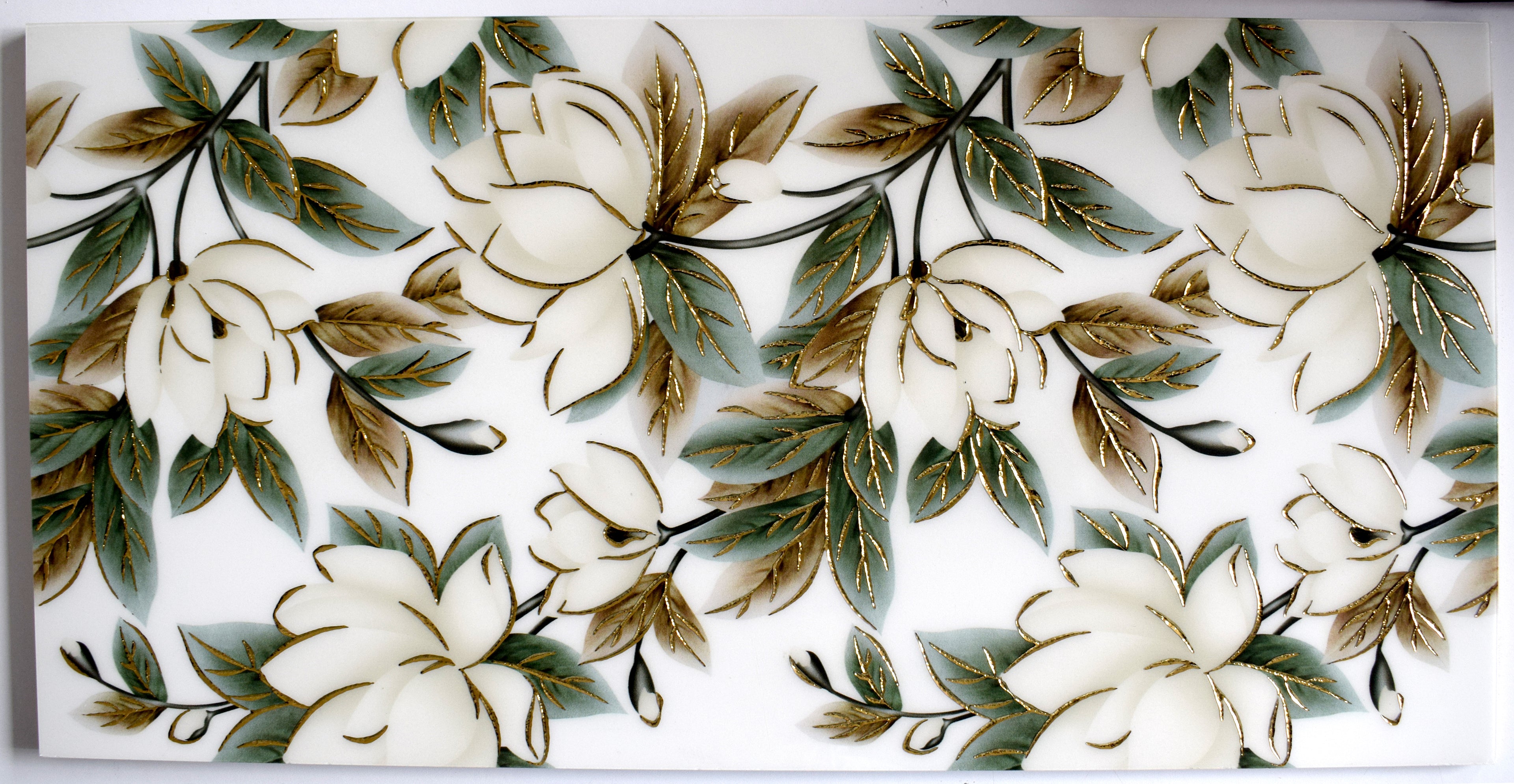 DECORADO FLOR LOTO GOLD  30x60