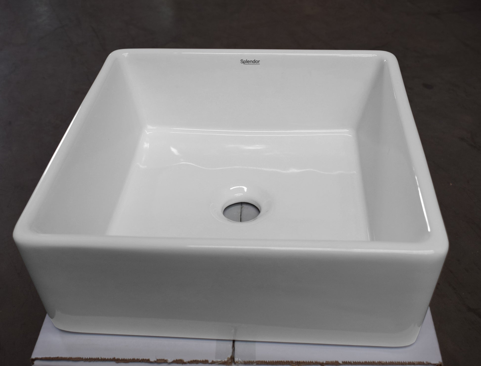 LAVAMANOS 5011 TURIN CUAD BLANCO 38X38