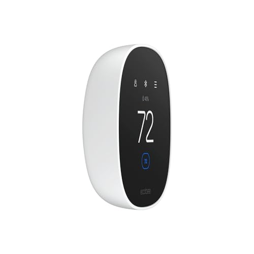 ecobee Smart Thermostat Essential - Energy Star Certified programmable Wi-Fi Thermostat - Works with Siri, Alexa, and Google Assistant