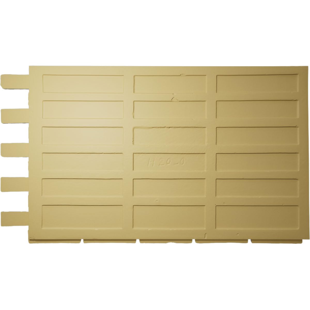 EverStone Aged Brick Faux Brick Panel, 46 7/8"W x 27"H x 1 1/4"D, Farmhouse Color