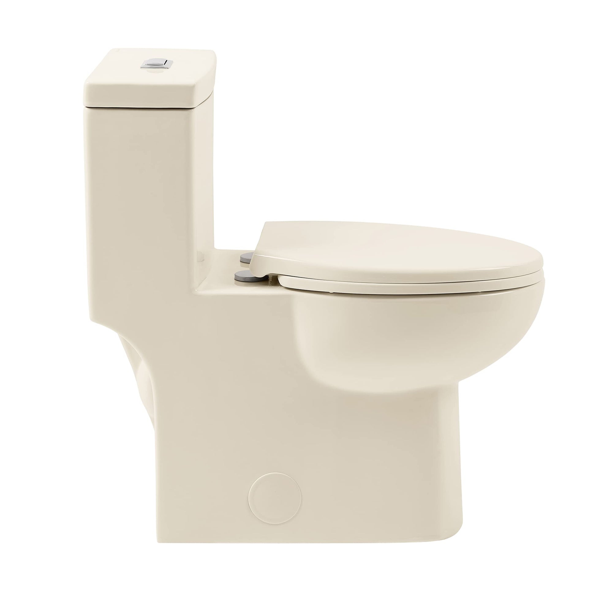 Swiss Madison SM-1T117 Classe One Piece Toilet, Modern Toilets For Bathrooms, ADA Toilet, Elongated Dual Flush 0.8/1.28 gpf, in Bisque