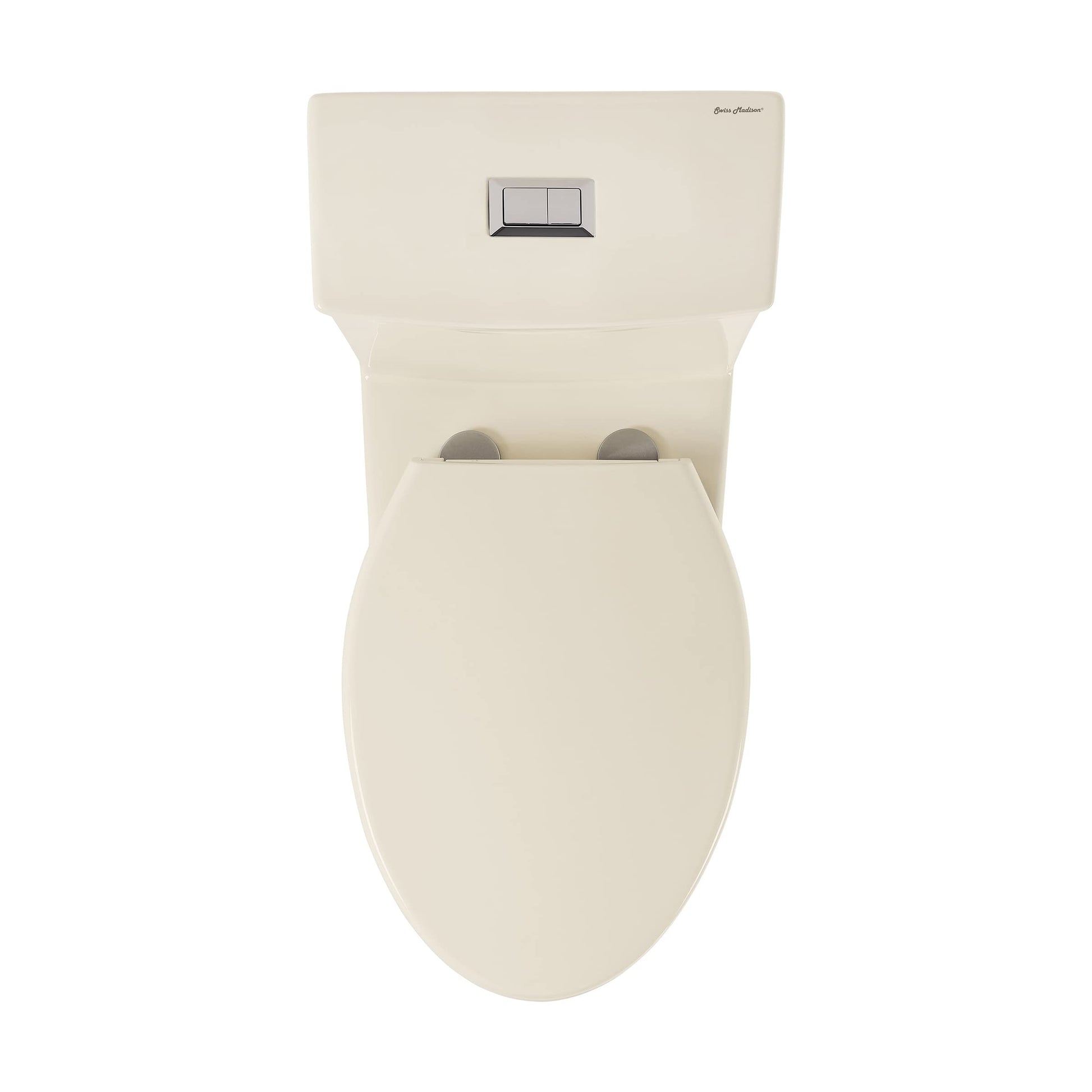 Swiss Madison SM-1T117 Classe One Piece Toilet, Modern Toilets For Bathrooms, ADA Toilet, Elongated Dual Flush 0.8/1.28 gpf, in Bisque