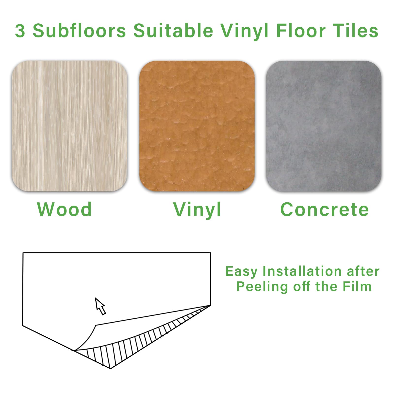 20-Pack Peel and Stick Floor Tiles Vinyl Floor 12 x 12 inch Self Adhesive Waterproof Flooring Planks DIY for Bathroom, Kitchen, Living Room, RV, Cover 20 Sq. Ft, Black Vein Marble