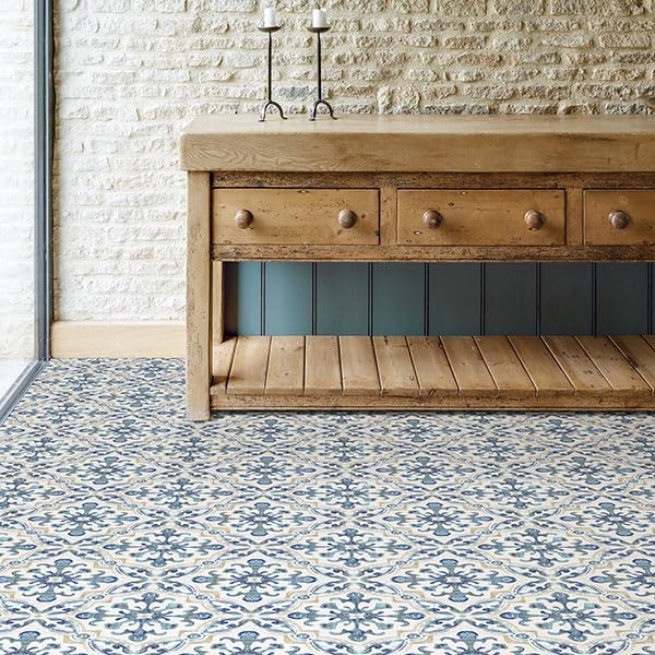 FloorPops 12-in by 12-in Tuscan Peel and Stick Floor Tiles (10 Tiles), (10 sq.ft./Carton)