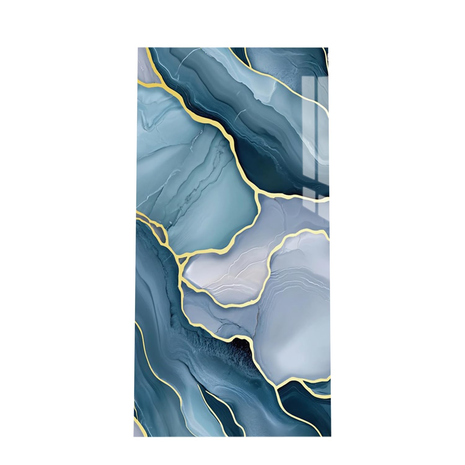 Haimin Wall Panels Peel and Stick 10 Pieces 23.6x11.8in (19.4 Sq. Ft. Coverage) Lightweight Backsplash Marble Look Tile (not Real Marble) Ideal for Kitchen Bathrooms Living Rooms Bedrooms
