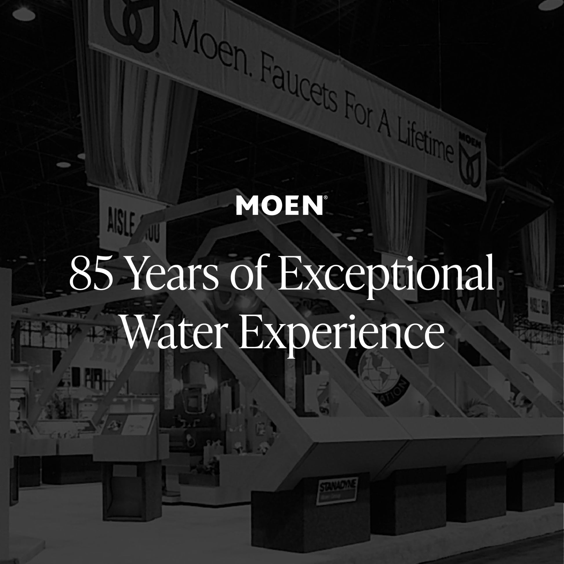 Moen Genta LX Matte Black One-Handle Modern Bathroom Sink Faucet with Optional Deckplate and Low-Arc Spout for Bath Countertop, 6702BL