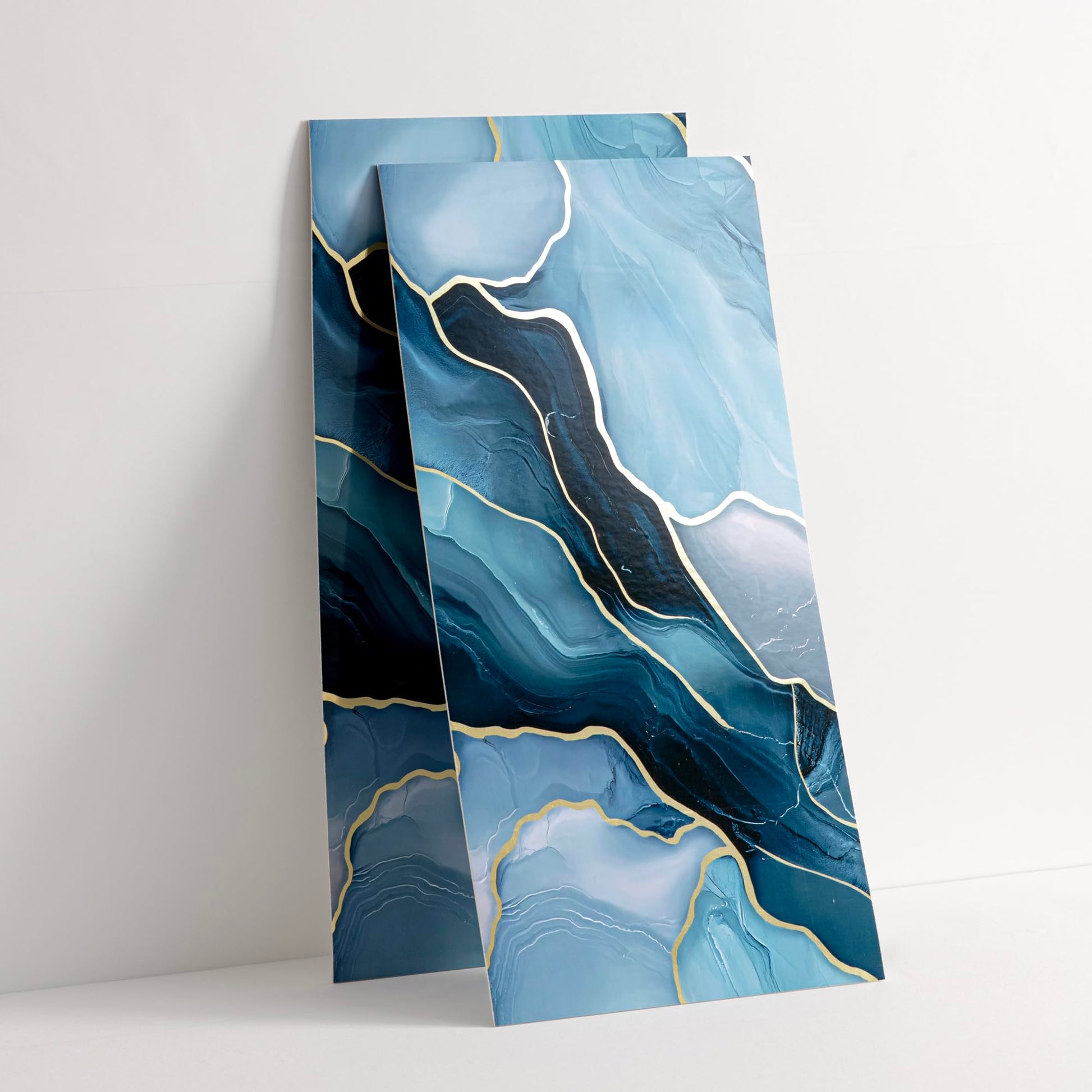 Haimin Wall Panels Peel and Stick 10 Pieces 23.6x11.8in (19.4 Sq. Ft. Coverage) Lightweight Backsplash Marble Look Tile (not Real Marble) Ideal for Kitchen Bathrooms Living Rooms Bedrooms