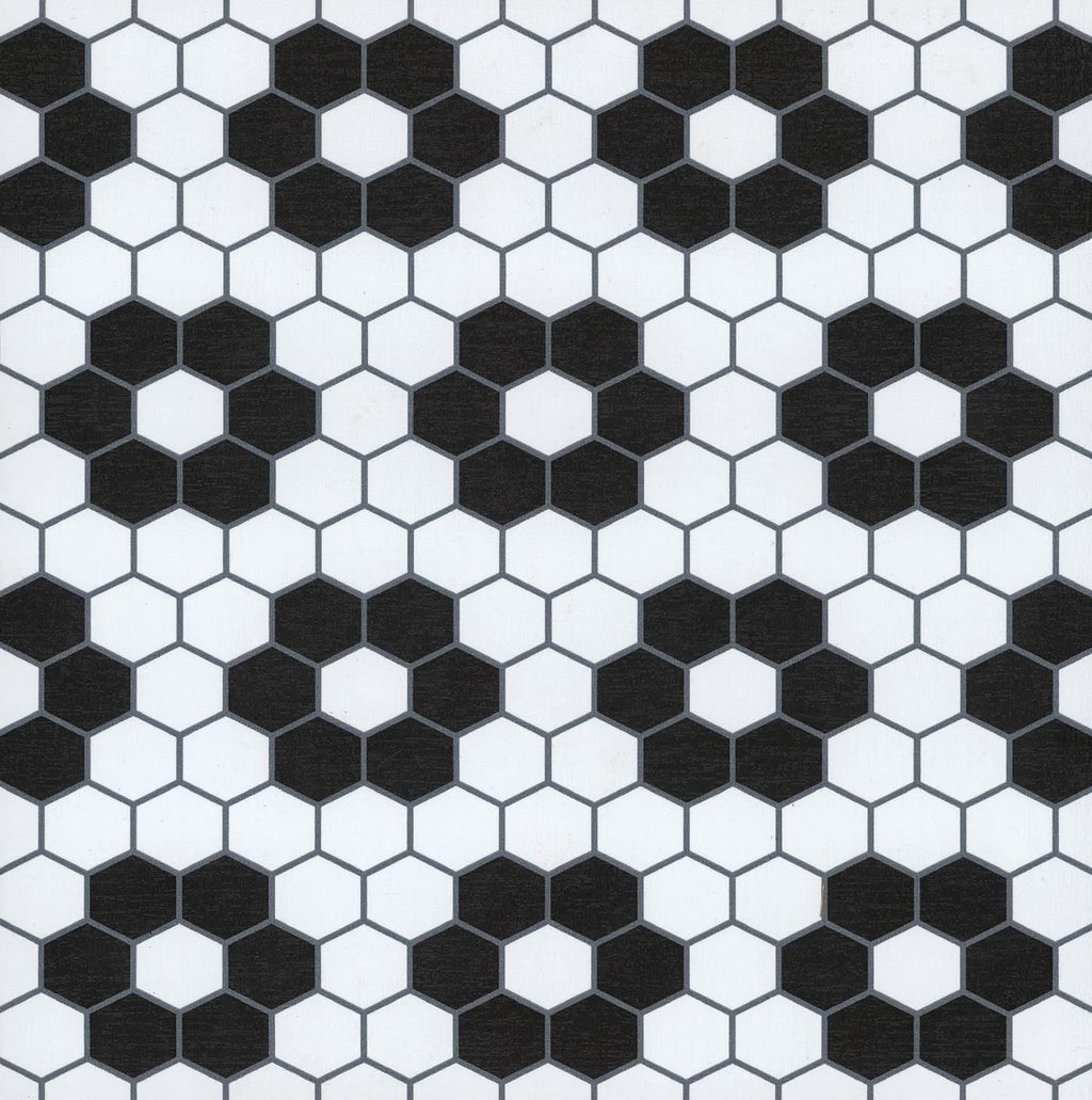 FloorPops Black Biscotto Peel & Stick Floor Tiles, FP3931