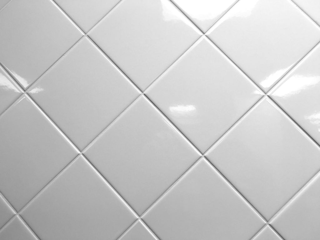 4x4 White Glossy Finish 4 1/4x4 1/4 Ceramic Subway Tile Shower Walls Backsplashes