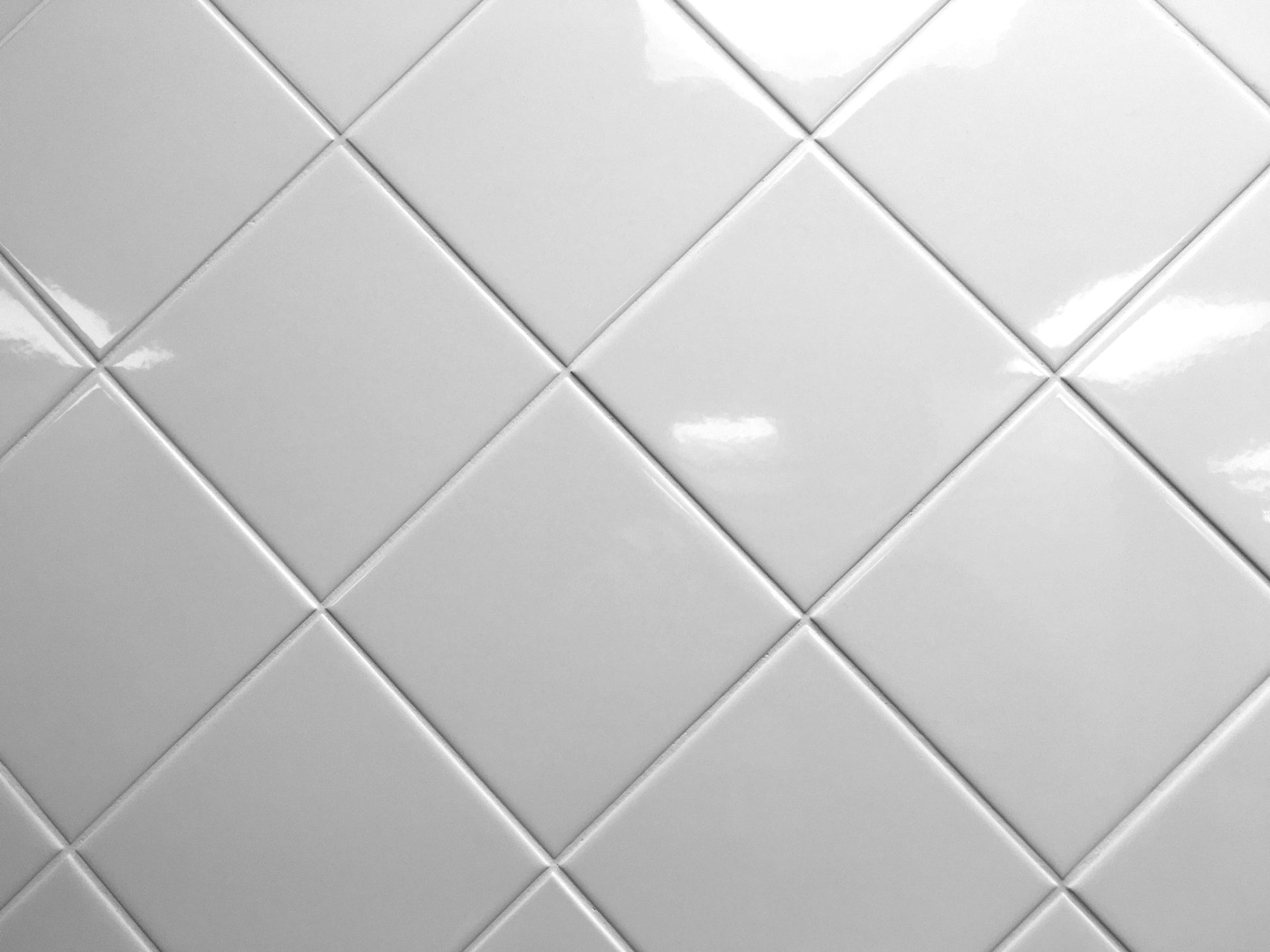 4x4 White Glossy Finish 4 1/4x4 1/4 Ceramic Subway Tile Shower Walls Backsplashes
