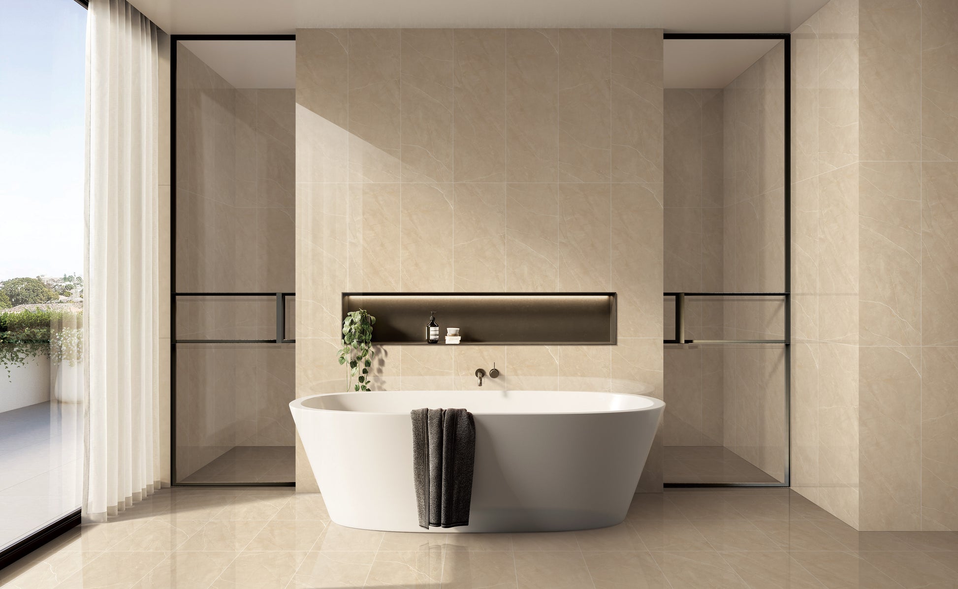 PARED STEEM BEIGE 93002GA 30X90