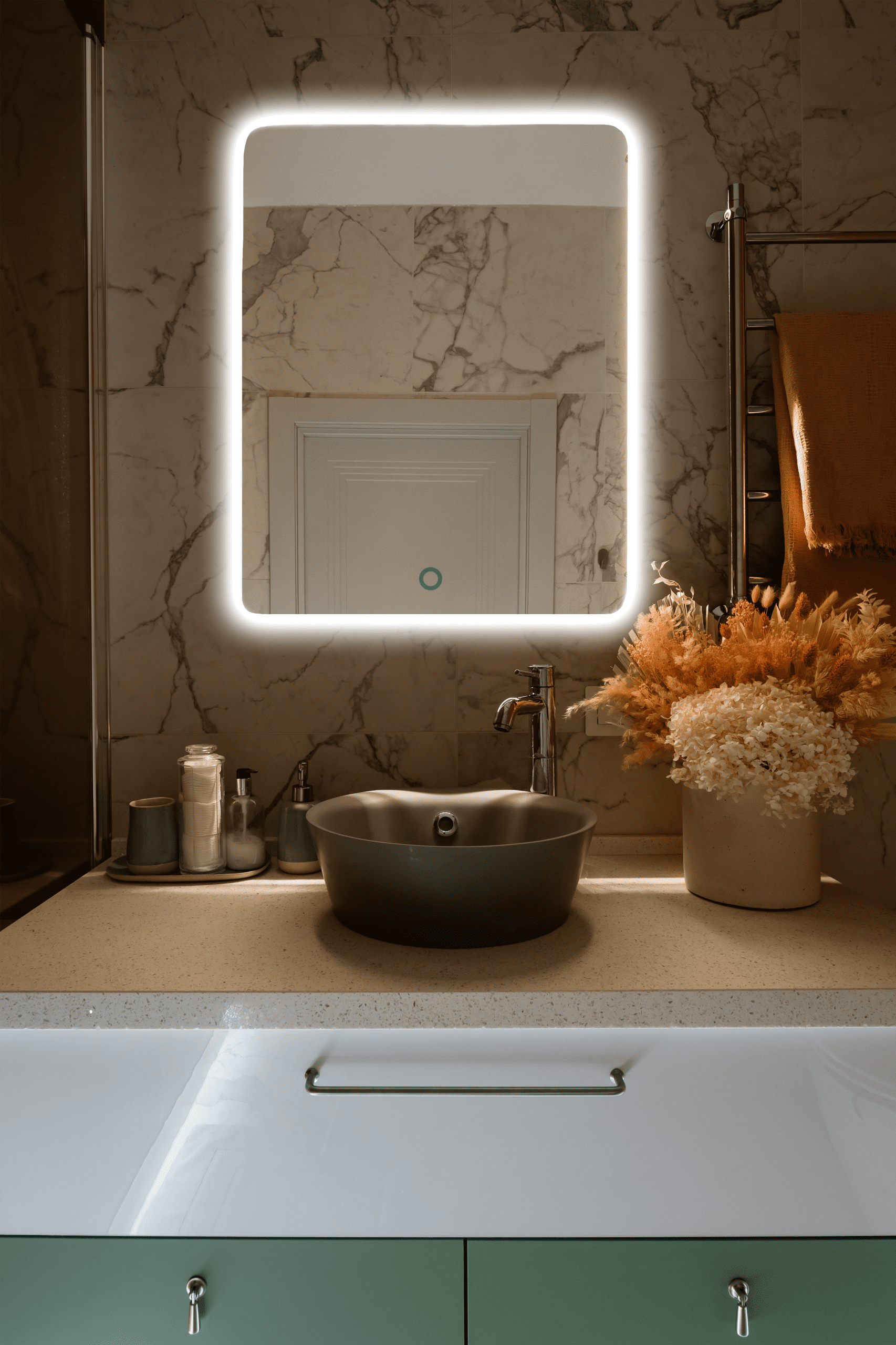 Espejos sin luz para baño: Elegancia y amplitud